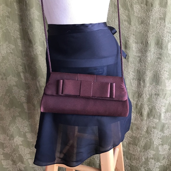 Maroon Clutch or Shoulder Bag - Picture 2 of 10